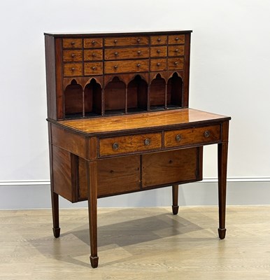 Lot 1191 - Anglo/Indian Regency Inlaid Mahogany Desk