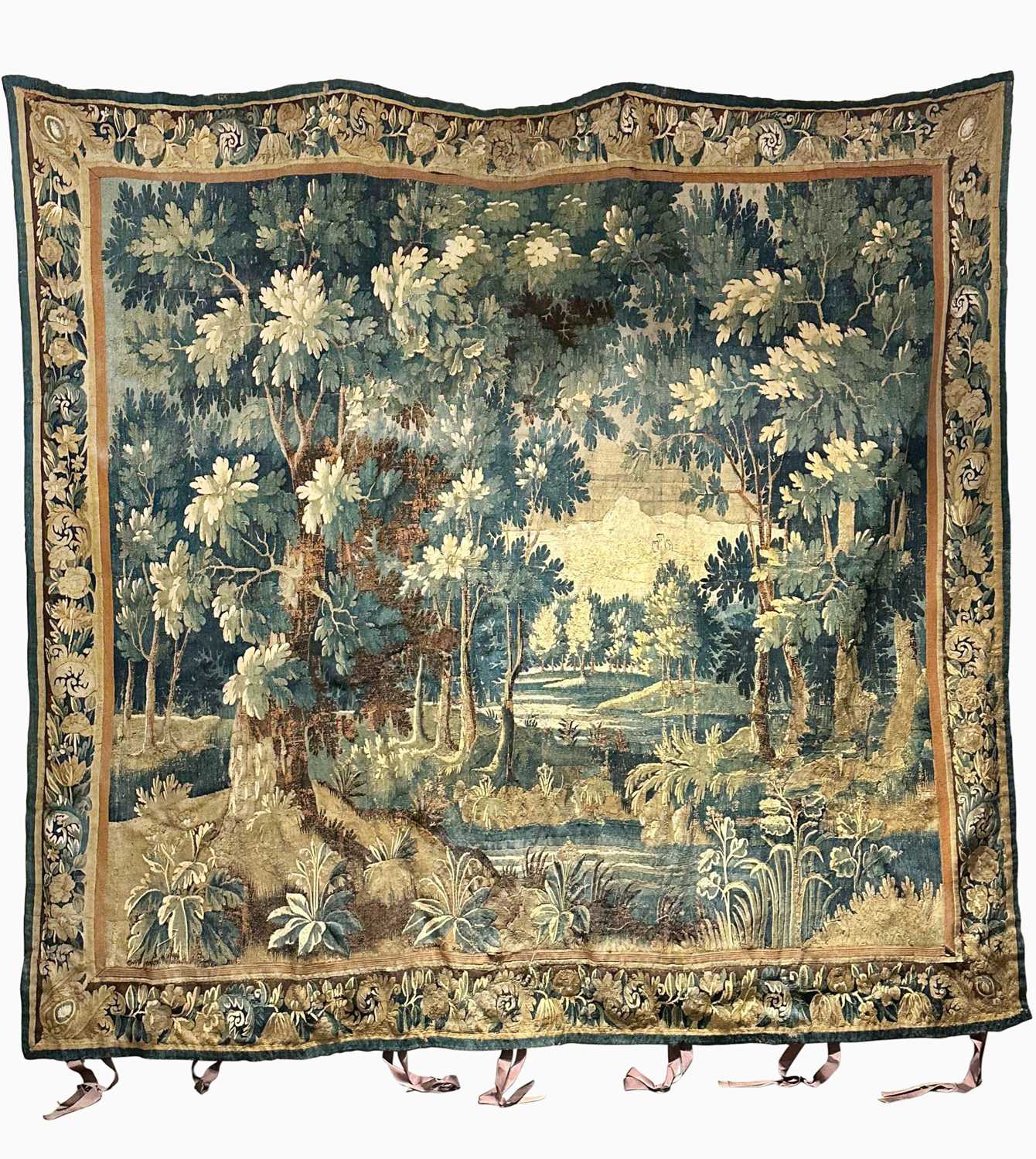 Lot 1218 - Aubusson Verdure Tapestry