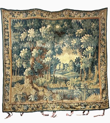 Lot 1218 - Aubusson Verdure Tapestry