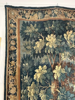 Lot 1218 - Aubusson Verdure Tapestry