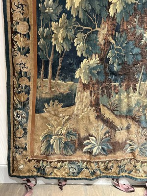 Lot 1218 - Aubusson Verdure Tapestry