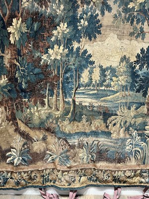 Lot 1218 - Aubusson Verdure Tapestry