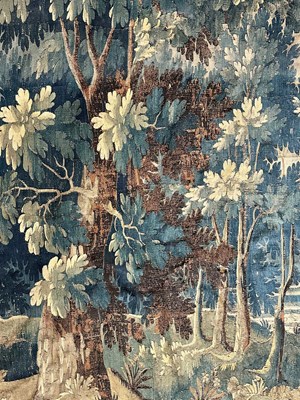 Lot 1218 - Aubusson Verdure Tapestry