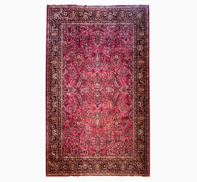 Lot 1212 - Machine-Made Karastan Carpet of Sarouk Design
