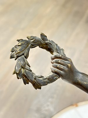 Lot 1152 - Bronze Figure of Victory