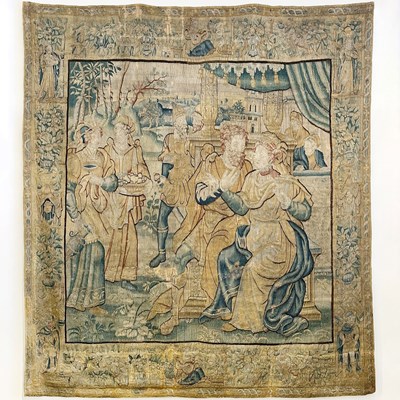 Lot Flemish Tapestry Panel