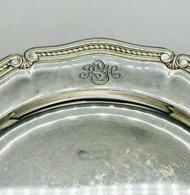 Lot 1240 - Set of Twelve Tiffany & Co. Sterling Silver Lunch Plates