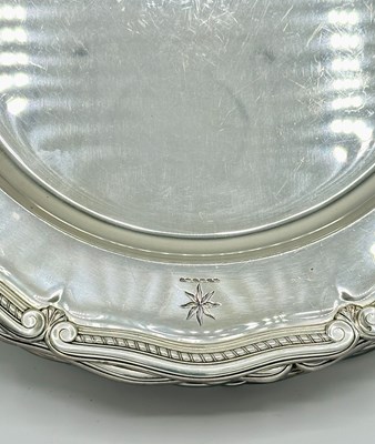 Lot 1240 - Set of Twelve Tiffany & Co. Sterling Silver Lunch Plates