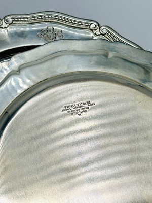 Lot 1240 - Set of Twelve Tiffany & Co. Sterling Silver Lunch Plates