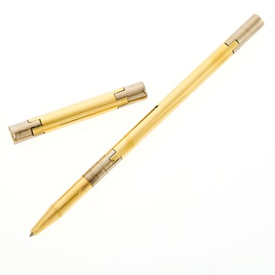 Lot 2083 - Cartier Two-Color Gold Pen