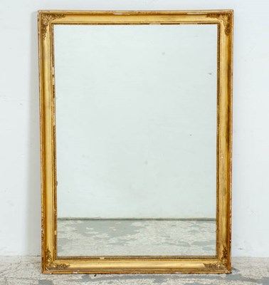 Lot 377 - Gilt Frame Rectangular Mirror