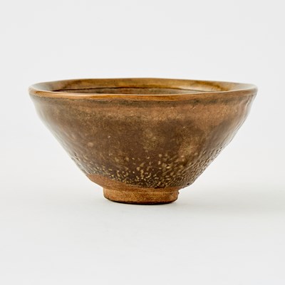 Lot 159 - A Chinese Jian Glazed Stoneware Conical Tea Bowl