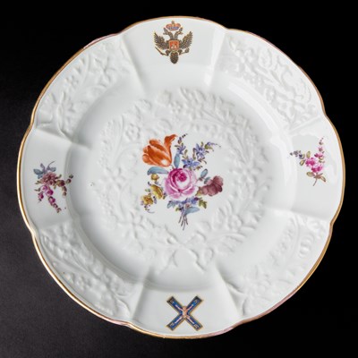 Lot 81 - Porcelain Plate from the Order of St. Andrew the First-Called Service
