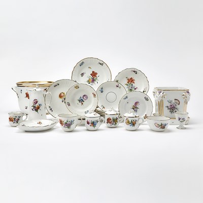 Lot 3176 - Group of Royal Copenhagen Hand-Painted Porcelain Tableware
