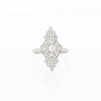 Lot 2310 - Platinum and Diamond Ring