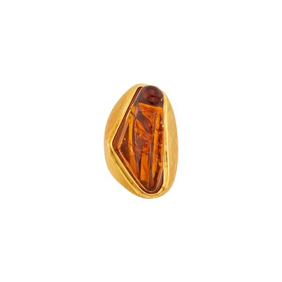 Lot 1223 - Burle Marx Gold and Citrine Ring