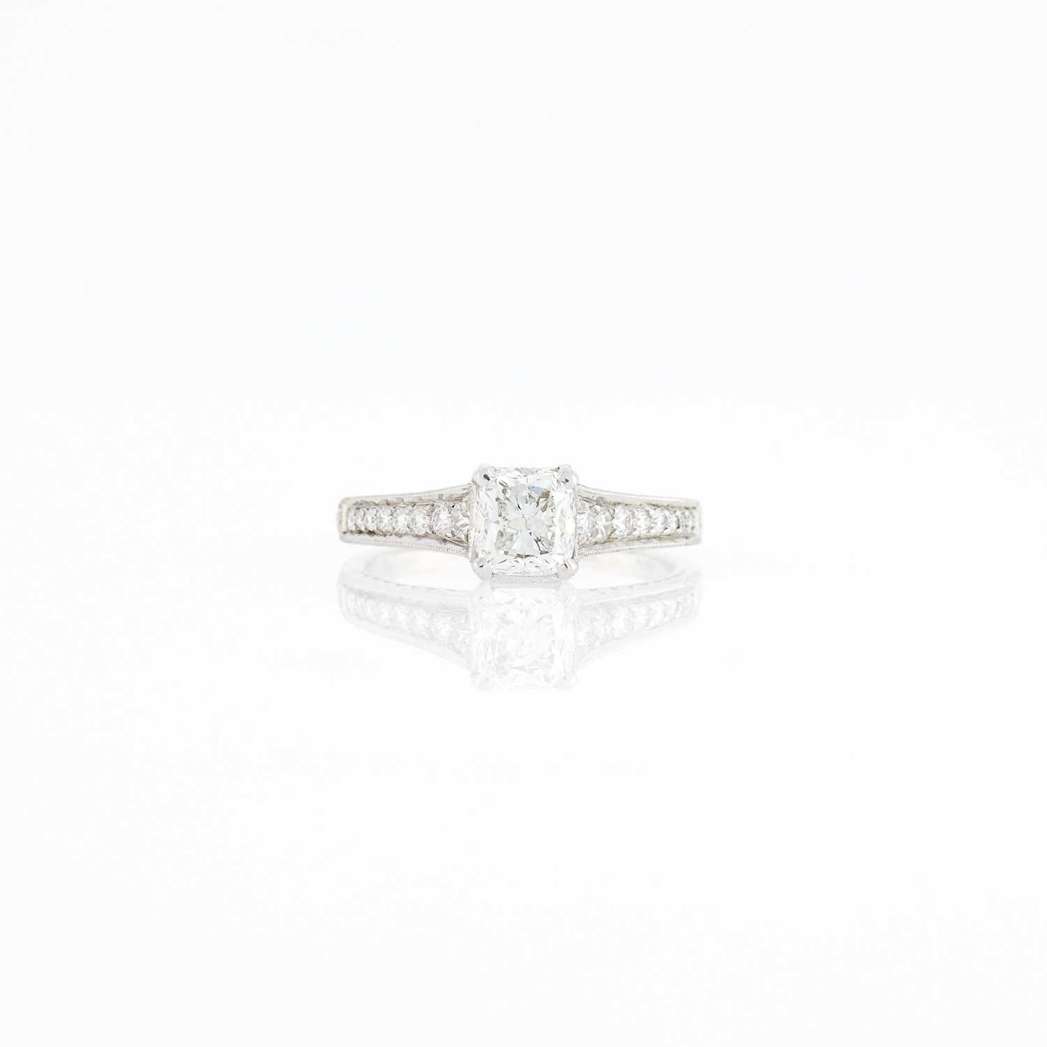 Lot 2312 - White Gold and Diamond Ring