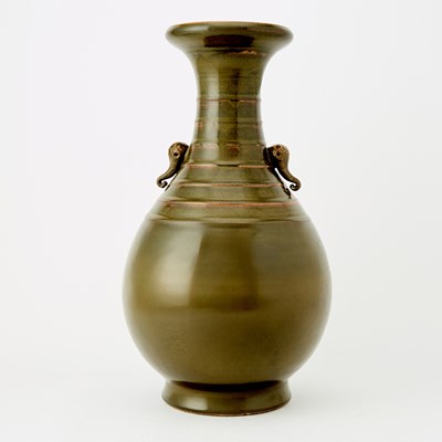 Lot 600 - A Chinese Teadust-Glazed Porcelain vase