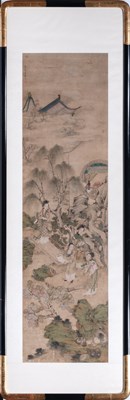 Lot 499 - A Chinese Painting, After Qiu Ying
