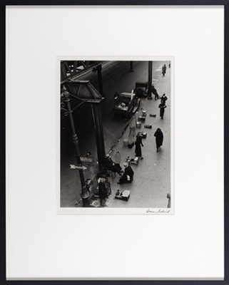 Lot 72 - Aaron Siskind, Street scene, Shoe shine—Harlem Document, circa 1936