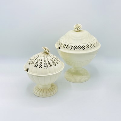 Lot 1078 - Two English Creamware Tureens