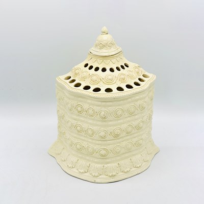 Lot 1093 - English Creamware Bough Pot