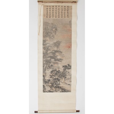 Lot 128 - A Chinese Landscape Painting, After Wen Boren