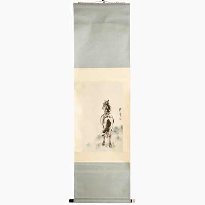 Lot 125 - A Chinese Painting, After Xu Beihong