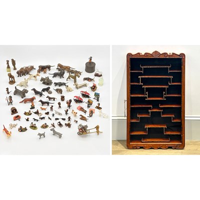 Lot 1068 - Group of Mostly Painted Cast Metal Dog Figurines