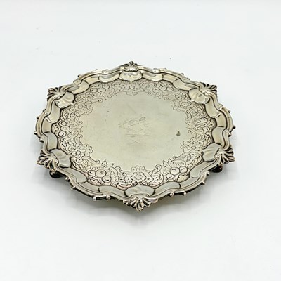 Lot 1105 - Scottish George III Sterling Silver Salver