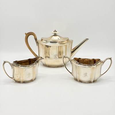 Lot 1124 - George V Sterling Silver Tea Service