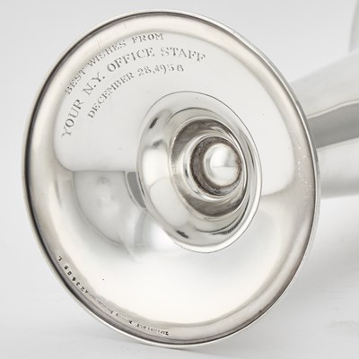 Lot 191 - Tiffany & Co. Sterling Silver Vase