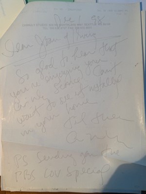 Lot 408 - Dale Chihuly Raphael Blue Blown Glass Wall Sconce