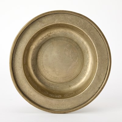 Lot 94 - A Rare Chinese Engraved Bronze Basin