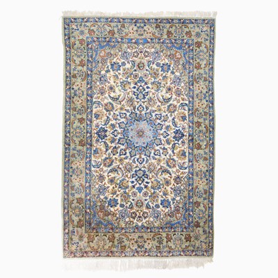 Lot 447 - Silk Warp Isfahan Rug