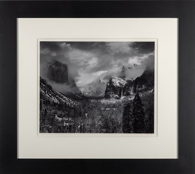 Lot 18 - Ansel Adams, Clearing Winter Storm, Yosemite Valley, California, 1944