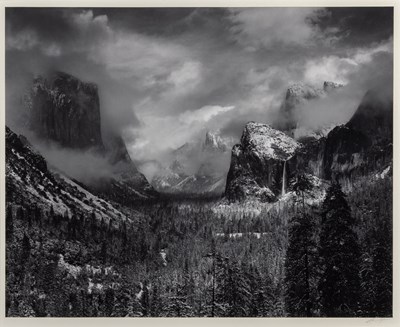 Lot Ansel Adams, Clearing Winter Storm, Yosemite Valley, California, 1944