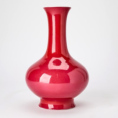 Lot 554 - A Chinese Glazed Porcelain Bottle Vase