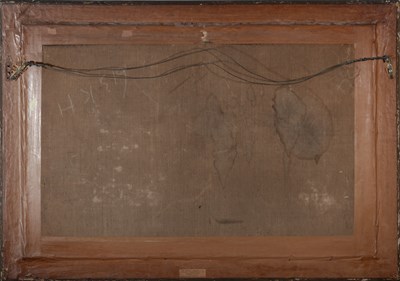 Lot 1132 - French Silk Needlework Mourning Picture