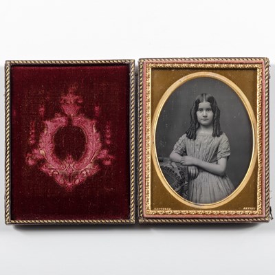 Lot Thomas M. Easterly, daguerreotype of a young girl