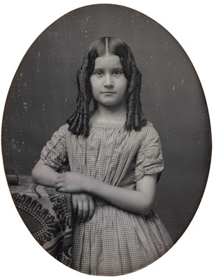 Lot 5 - Thomas M. Easterly, daguerreotype of a young girl