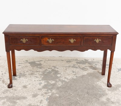 Lot 19 - George II Style Inlaid Mahogany Sideboard