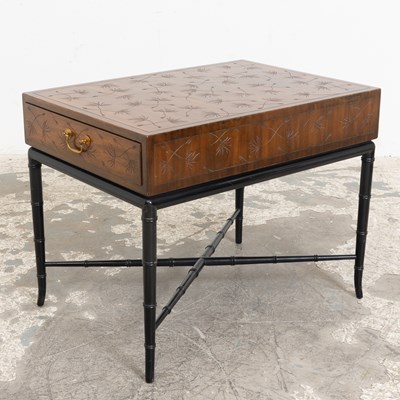 Lot 23 - Etched Lacquer Low Table