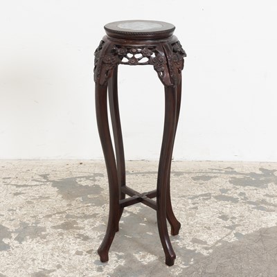 Lot 29 - Asian Style Carved Wood Plant Stand