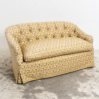 Lot 35 - Floral Upholstered Settee
