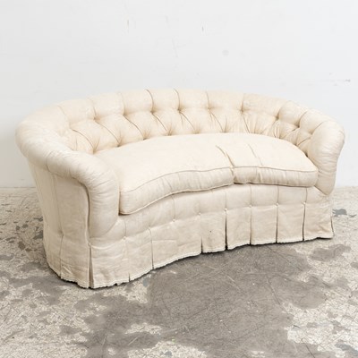 Lot 53 - Kidney Shaped Settee