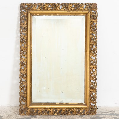 Lot 61 - Carved Gilt Painted Wood Frame Mirror
