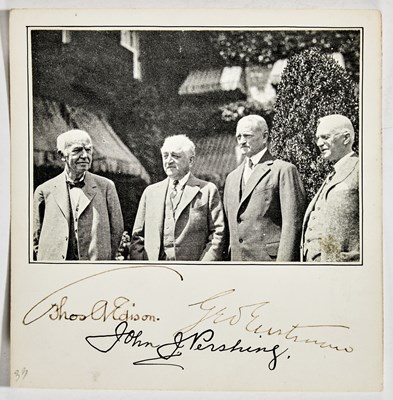 Lot 125 - Collection of signed images from the era of the Paris Peace Conference