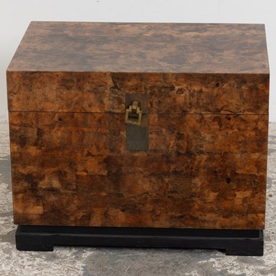 Lot 129 - Faux Burl Laminate Chest