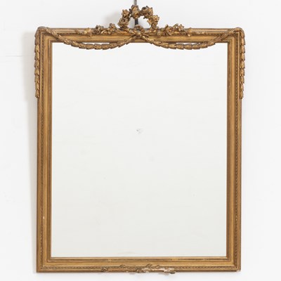 Lot 156 - Louis XVI Style Giltwood Mirror
